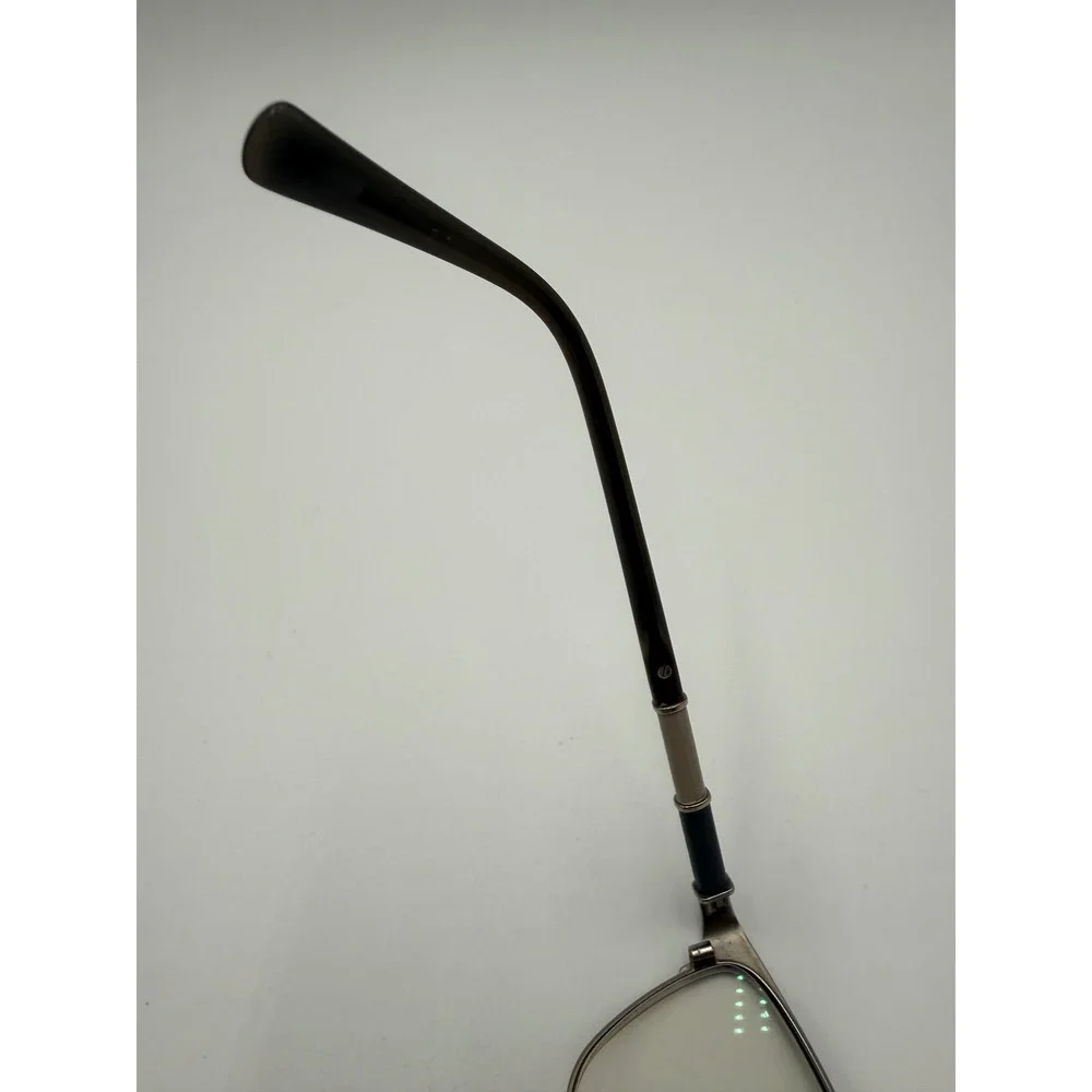 Cole Haan Eyeglasses Women Gunmetal Black Good Rectangular Metal Frame
